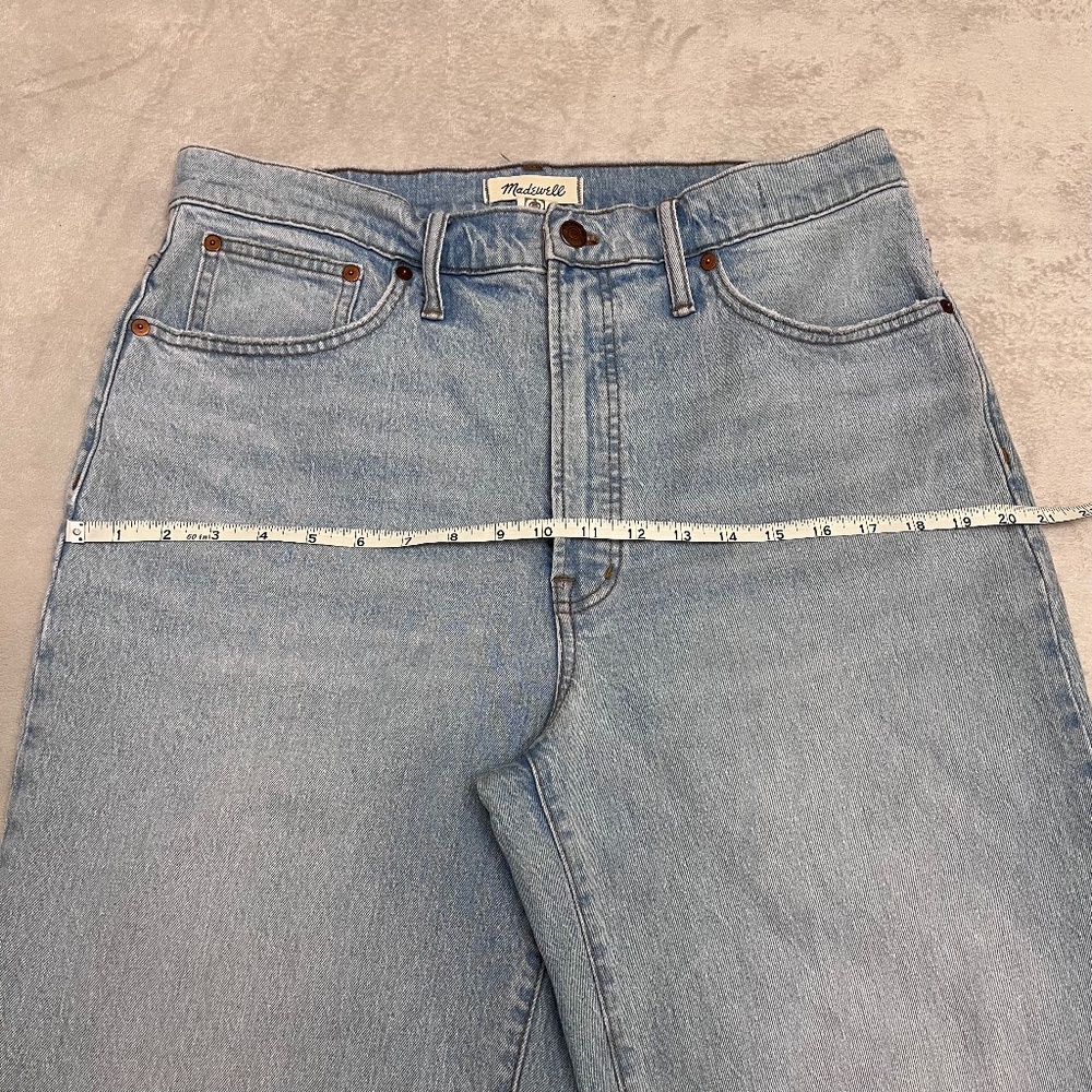 Madewell Light Blue Cropped Ankle Jeans - Picture 12 of 13